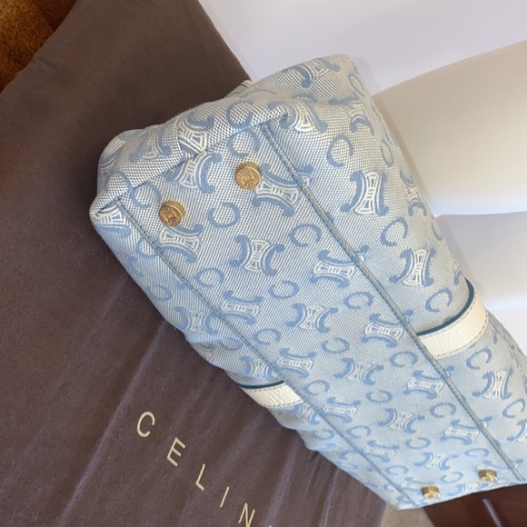 Authentic CELINE Bag Tote Denim Vintage EXCL.! - Picture 8 of 16